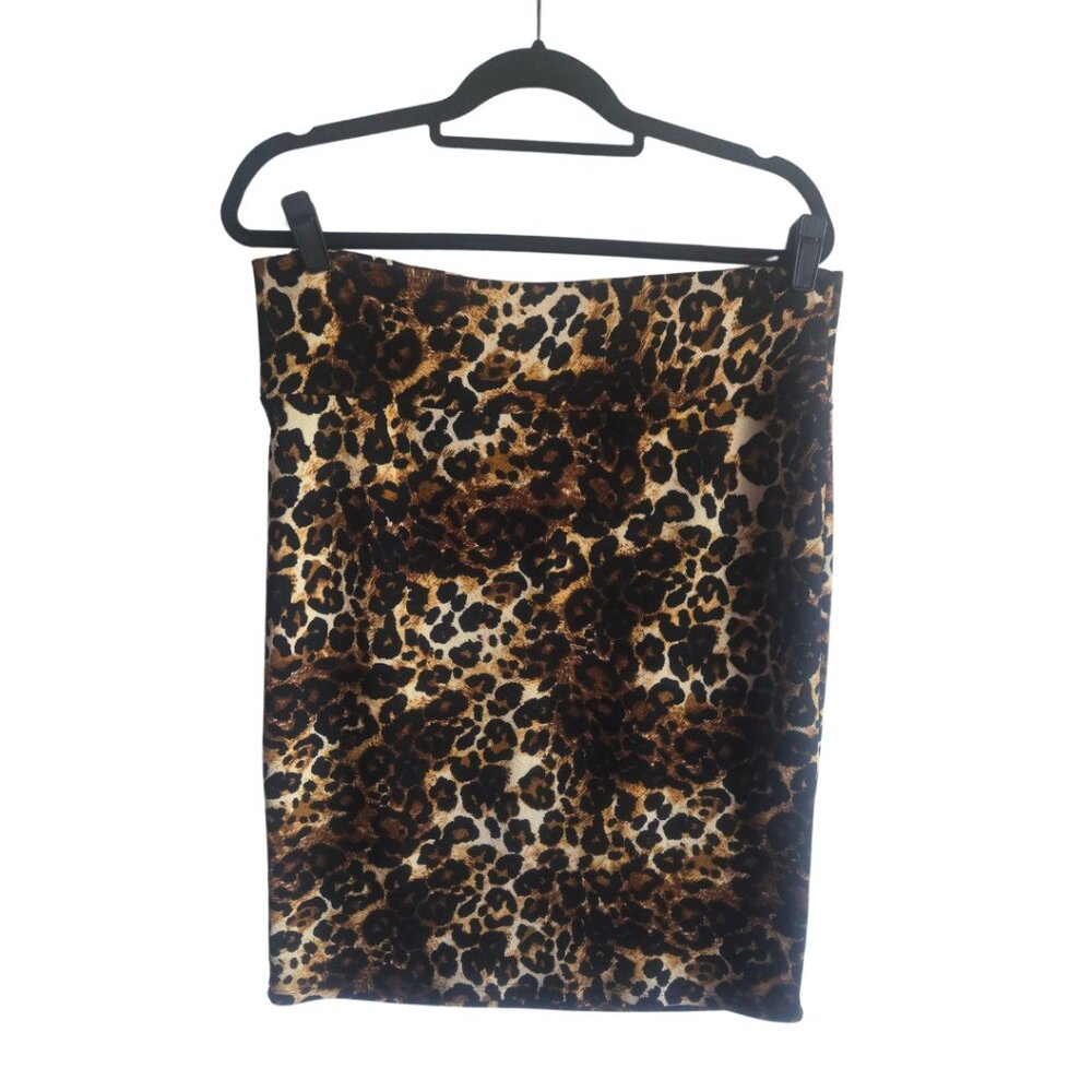 Leopard Pencil Skirt